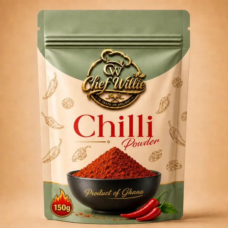 Chef Willie Chilli Powder 150 gram package