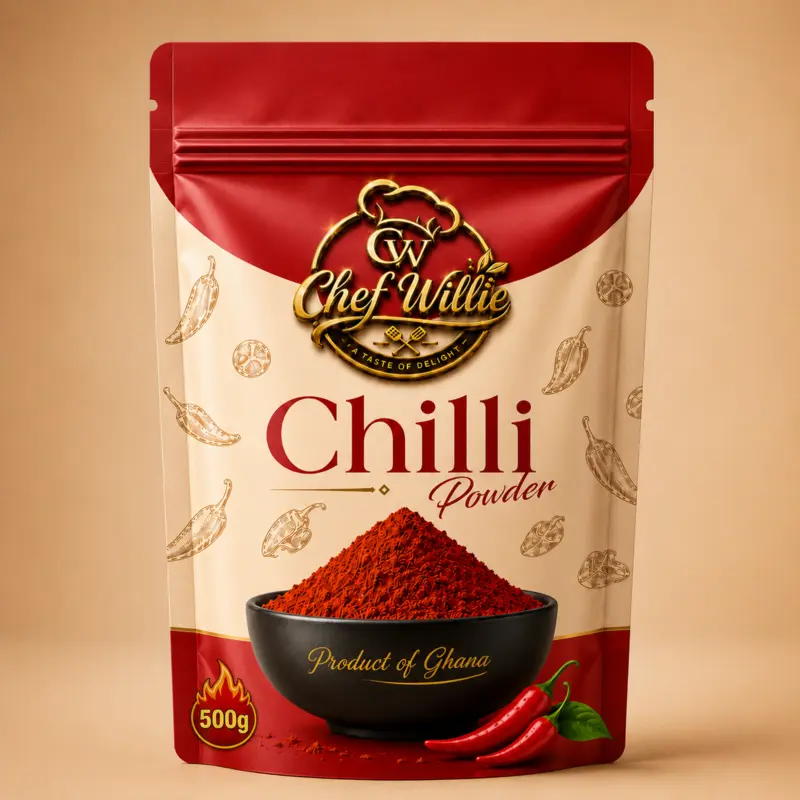 Chef Willie Chilli Powder 500 gram package