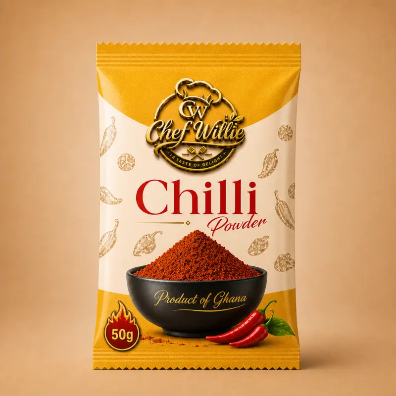 Chef Willie Chilli Powder 50 gram package
